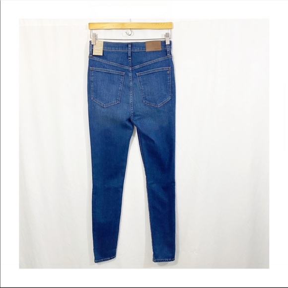 NEW 2021 Madewell 11” High Rise Skinny Leg Denim Jeans in Larkwood Wash - Picture 7 of 14